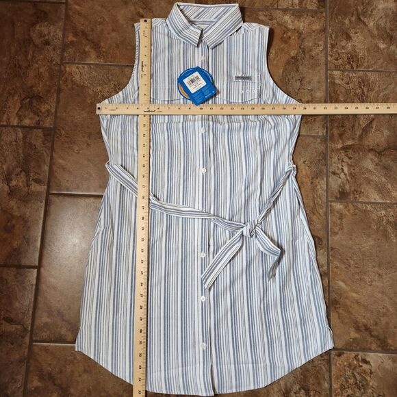 Columbia PFG Sun Drifter Woven Dress II – Women’s Small, Striped - Picture 9 of 11